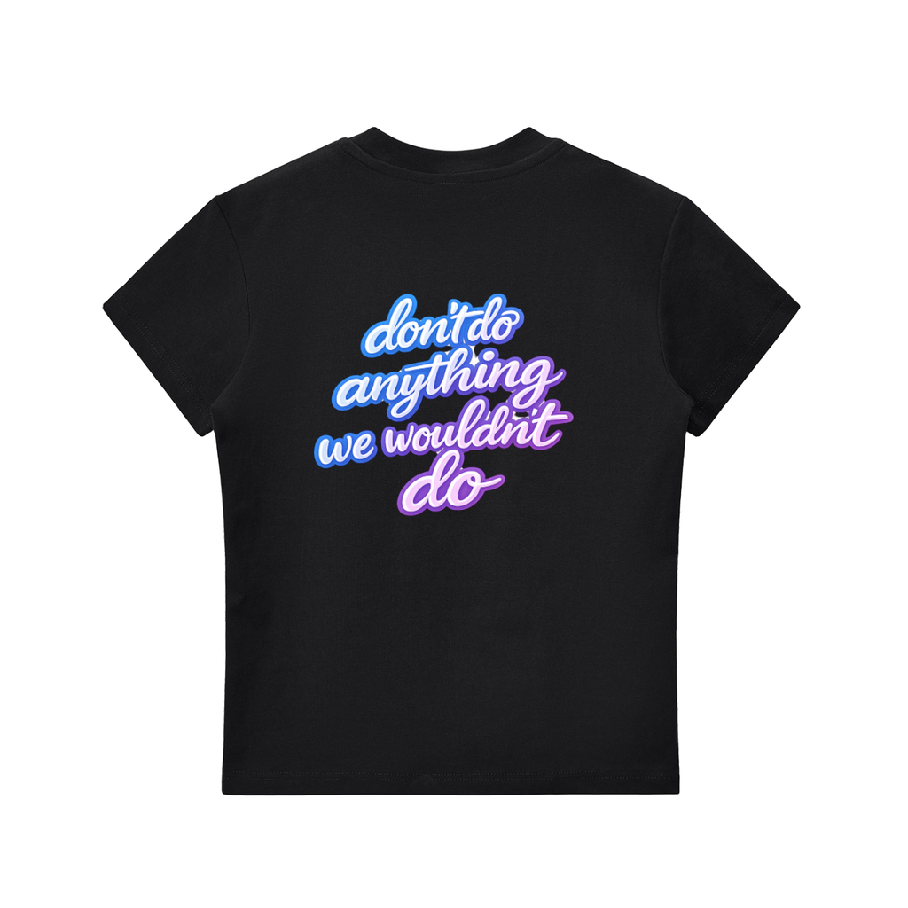 KimmyLit n MiniLit Essential Bodycon Crewneck T-Shirt