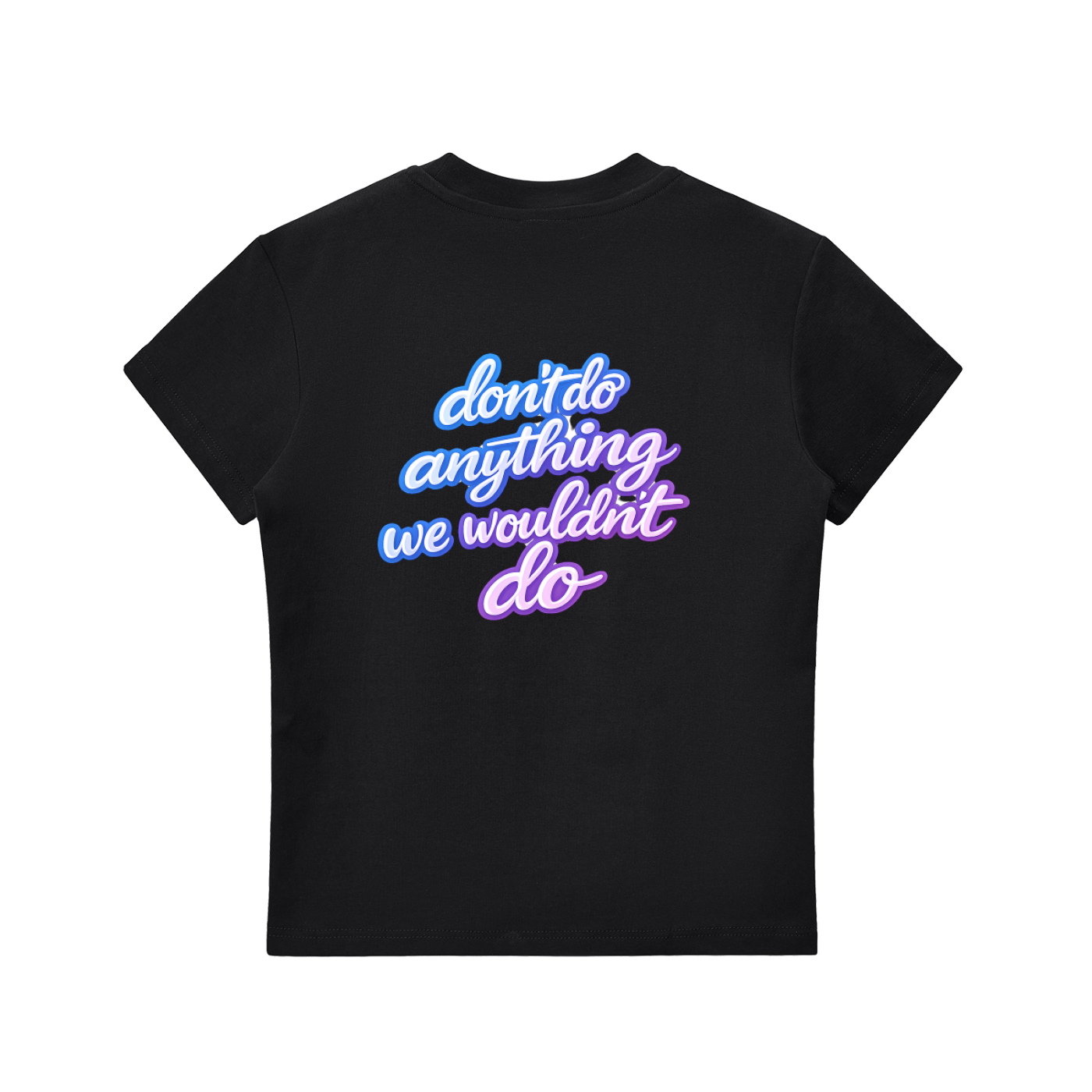 KimmyLit n MiniLit Essential Bodycon Crewneck T-Shirt