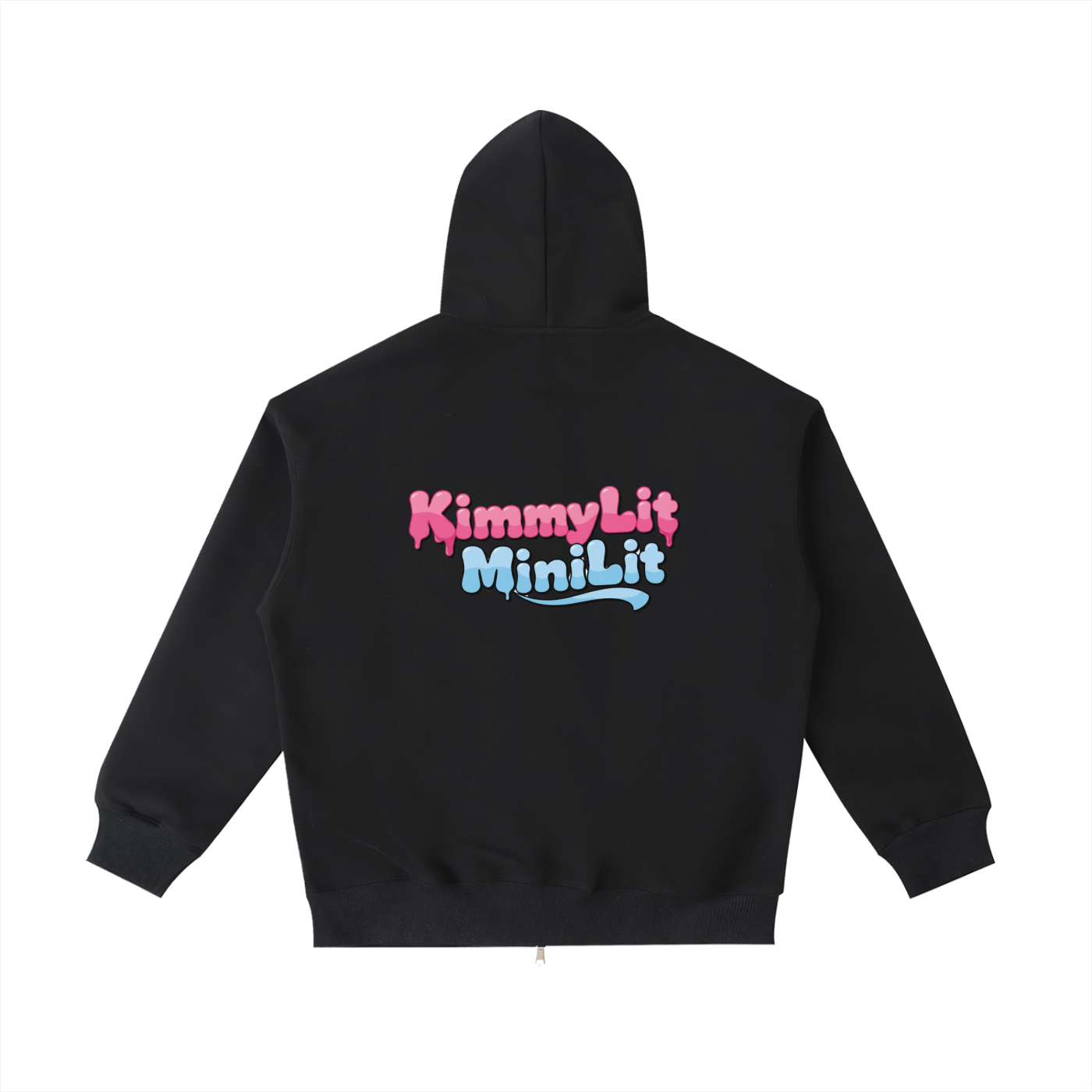 K-M Lit Essential Zip Up Pocket Hoodie