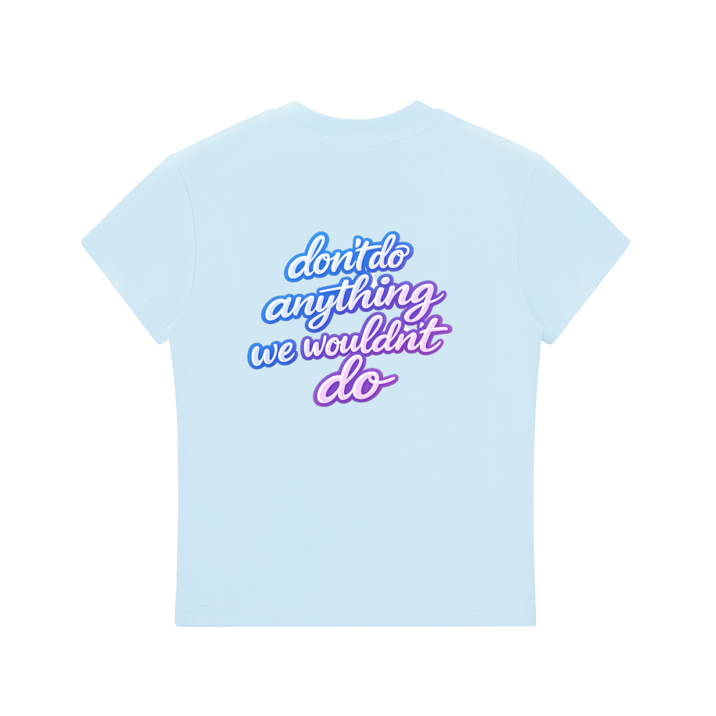 KimmyLit n MiniLit Essential Bodycon Crewneck T-Shirt
