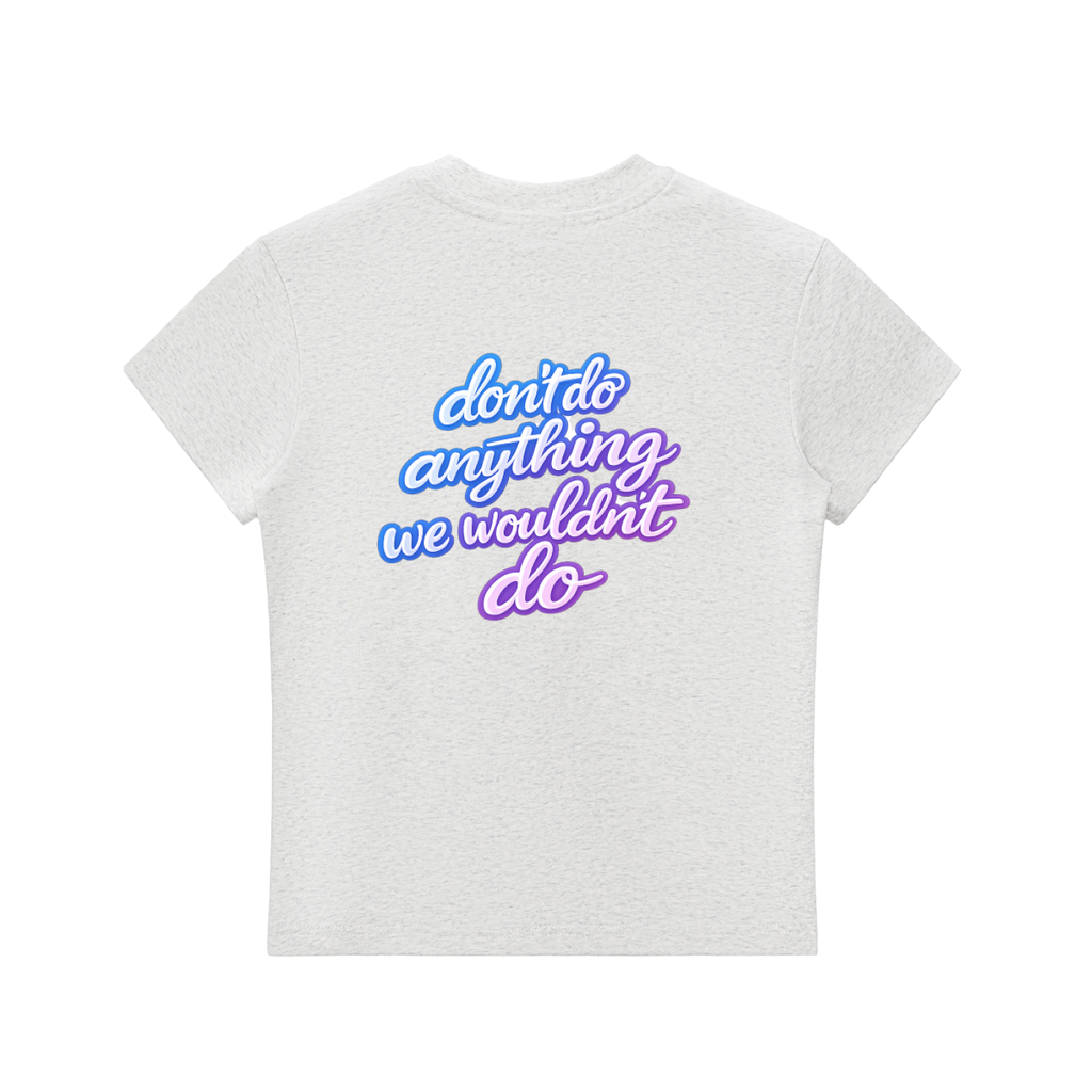 KimmyLit n MiniLit Essential Bodycon Crewneck T-Shirt