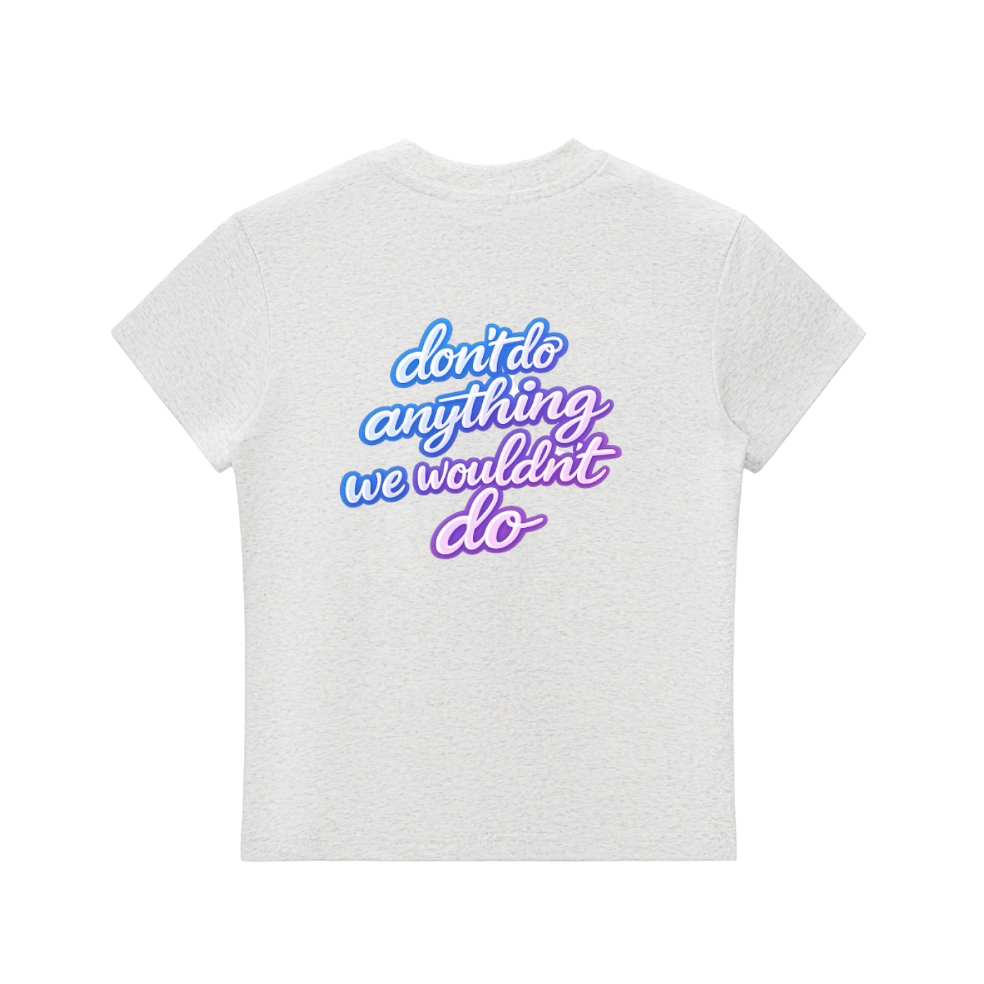 KimmyLit n MiniLit Essential Bodycon Crewneck T-Shirt