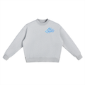 Fleece Side Slit Crewneck Sweatshirt