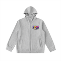 Essential Unisex Heavyweight High Neck  Zip-Up Hoodie