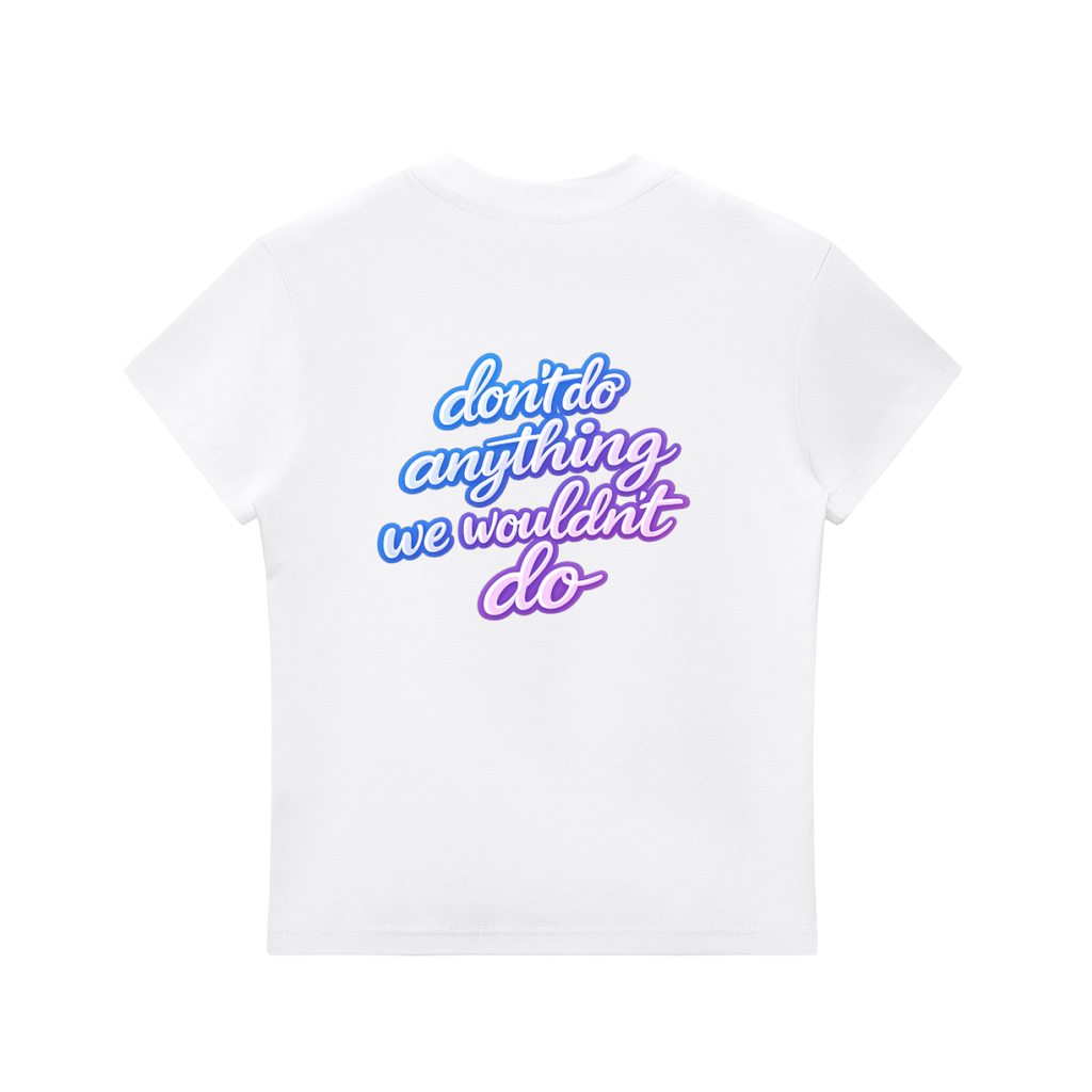 KimmyLit n MiniLit Essential Bodycon Crewneck T-Shirt