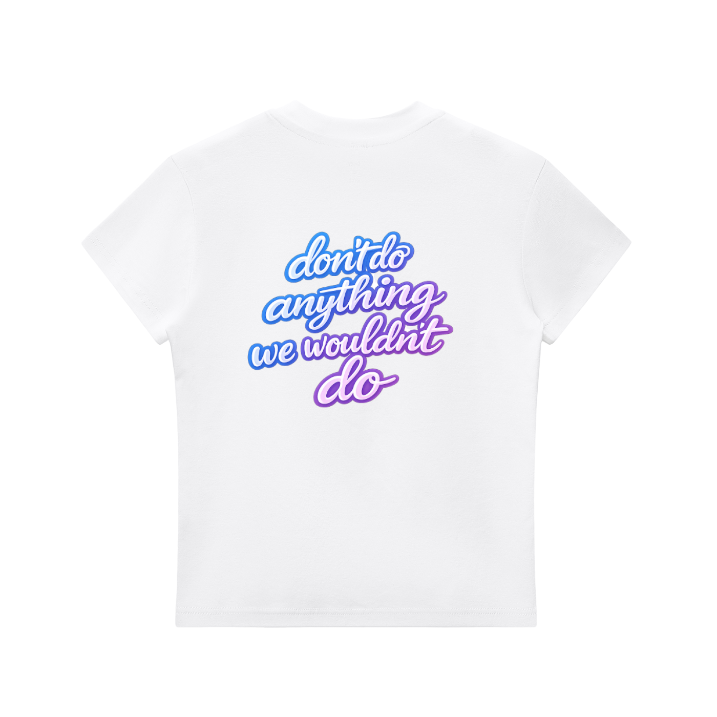 KimmyLit n MiniLit Essential Bodycon Crewneck T-Shirt